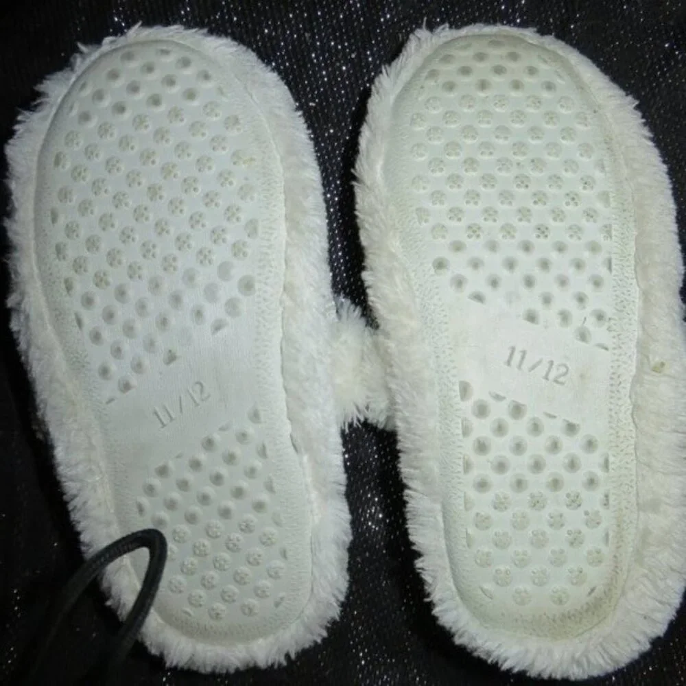 HELLO KITTY Soft Plush Doll Slippers Kids Child house‎ shoes little people